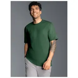 TRIGEMA T-Shirt DELUXE Baumwolle, Herren, Gr. S, efeu - Herren-Shirts aus 100% Baumwolle in DELUXE Qualität, weich und pflegeleicht. Ideal für den Alltag mit hohem Tragekomfort und hoher Farbbrillianz. Made in Germany!