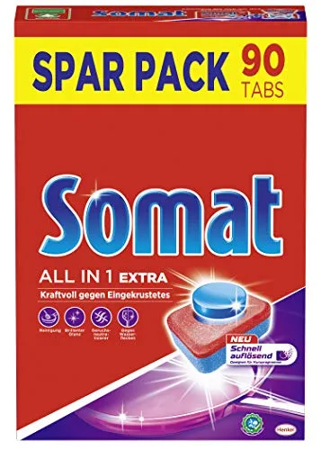 Somat All in 1 Extra Spülmaschinen Tabs, 90 Stück