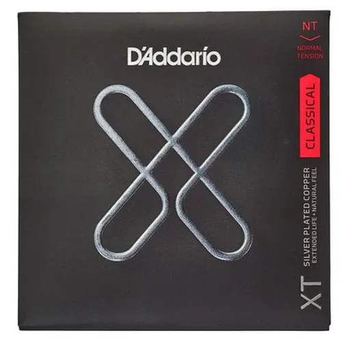 D Addario XT Classical Guitar Strings XTC45 - Versilberte Akustikgitarrensaiten, langlebig und mit natürlichem Klang für anspruchsvolle Musiker