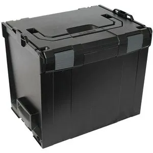 Bosch-Sortimo Werkzeugkoffer L-BOXX 374 - leer, robuster Kunststoff Klappkoffer, stapelbar und ideal für vielseitige Anwendungen