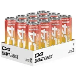 C4 Smart Energy, Red Berry Yuzu - 12 x 330 ml.