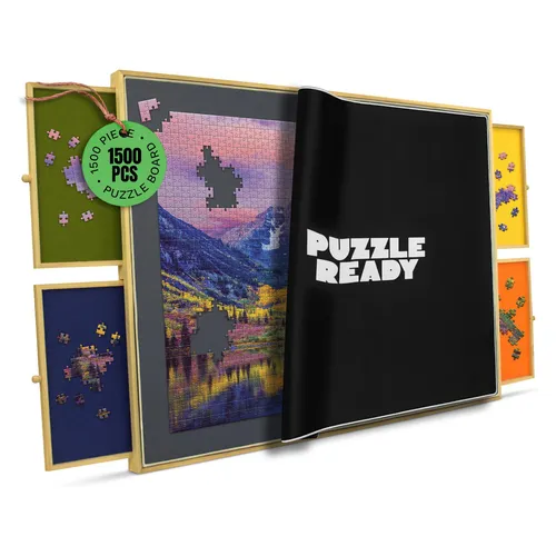 Puzzle Ready Puzzlebrett mit bunten Schubladen (EB-PZ-002)