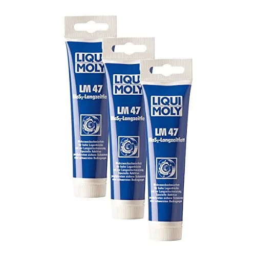 3x LIQUI MOLY 3510 LM 47 Langzeitfett + MoS2 100g