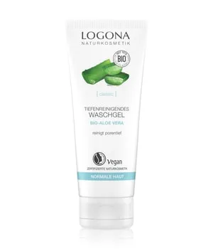 Logona Vitalisierendes Waschgel - Gesichtsreinigung mit Bio-Damaszener Rose und Bio-Aloe Vera, reinigt porentief und sorgt für ein erfrischtes Hautgefühl.
