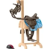 Schleich Pferdetransport Zubehör – Sattelständer von Schleich