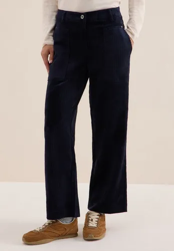 CECIL Damen Wide Leg Cordhose 3817334 in urban Dark Blue von CECIL