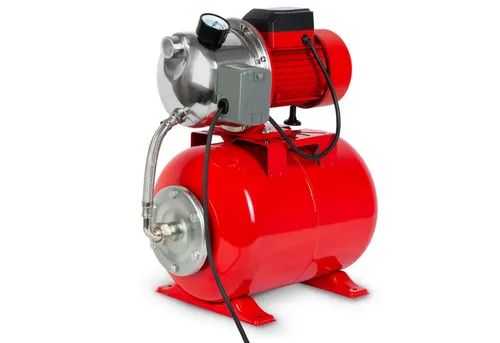 EBERTH Hauswasserwerk 3600 L/h – Effiziente Wasserförderung für Garten und Haushalt - Wasserpumpen, 3600 L/h Förderleistung, ideal für den Garten mit 24 L Druckkessel und 5 bar Druck für zuverlässige Wasserversorgung.