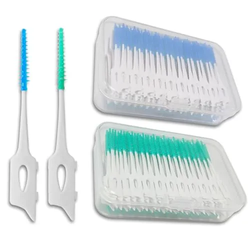 kelav Interdentalbürsten Set – 400 Stück mit Aufbewahrungsbox