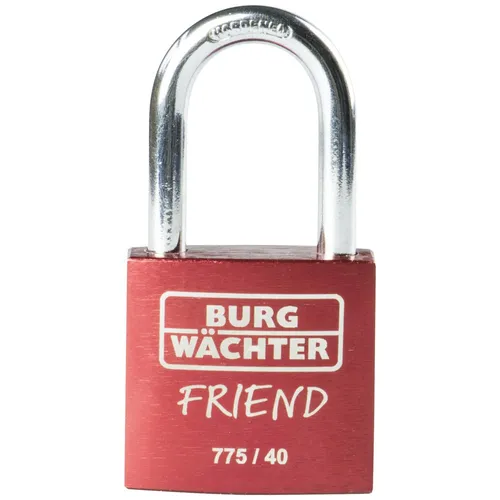 Burg Wächter 39431 Vorhängeschloss 40.00 mm verschieden schließend   Rot Schl...