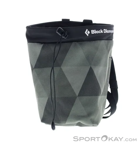 Black Diamond Gym Chalk Bag M-L – Grau - Kletterausrüstung, ideal für optimale Griffigkeit beim Klettern und mit praktischem Design für einfaches Nachfüllen.