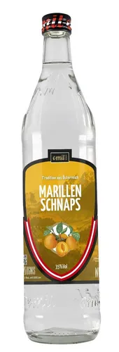 Emil Piroschka Marillen Schnaps 35% 0,7l  - EINWEG