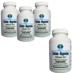 Kalzium Magnesium Citrat Komplex 720 Kapseln - Hochwertiger Calcium-Magnesium-Citrat-Komplex in praktischen Kapseln. Ideal zur Unterstützung der Mineralstoffversorgung. Ohne Zusatzstoffe und in geprüfter Qualität.