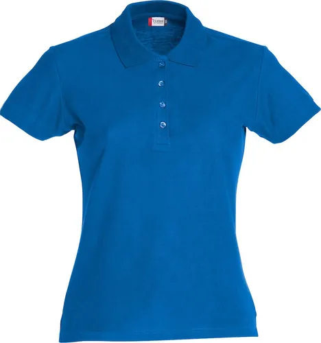 Damen Basic Polohemd mit 190 g/m² Stoffgewicht und Ton-in-Ton-Knöpfen