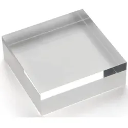 Acryl-Block 75x25x75mm transparent von Deflecto