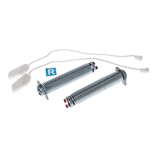 DL-pro Türscharnierfeder passend für Bosch Siemens Neff Constructa Balay Viva wie 754873 00754873 Federn rosa pink mit Seilzug Geschirrspüler Spülmaschine…