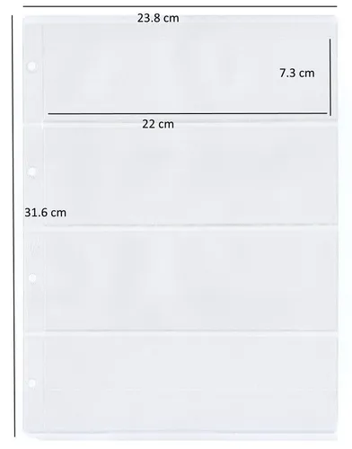 Taupe 101400 Pack Von 10 Hüllen 4 Fächer