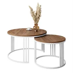 Runder Couchtisch 2in1 LORI LOFT – Multifunktional und Stilvoll - Entdecken Sie den LORI LOFT Couchtisch, eine perfekte Kombination aus modernem Loft-Design und praktischer Funktionalität. Ideal für platzsparende Lösungen und stilvolle Akzente im Wohnzimmer.