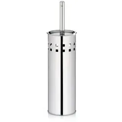 kela WC-Garnitur Leo, herausnehmbarer Innenbehälter, abdrehbarer Deckel und Griff, glänzend