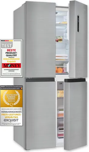 Exquisit Multidoor MD425-150-040C inoxlook in silber von Exquisit