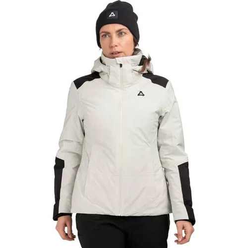 Schöffel Jacket Style Zandwel Women nordic (9040) 40 - Funktionsjacke für Damen, ideal zum Skifahren mit 10.000 mm Wassersäule, atmungsaktiv und mit abnehmbarer Kapuze für besten Wetterschutz und hohen Komfort auf der Piste.