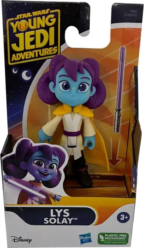 Disney, Star Wars, Young Jedi Adventures, Lys Solay mit Lichtschwert, Spielfigur, Sammelfigur, Hasbro