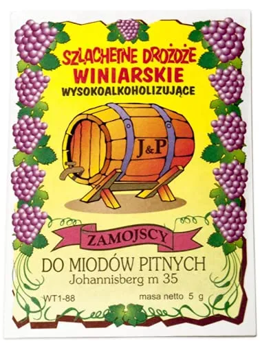Weinhefe JOHANNISBERG für Honigweine 100% natürlisches Produkt Hefe Met HONIG HEFE Weinhefe Gärhefe