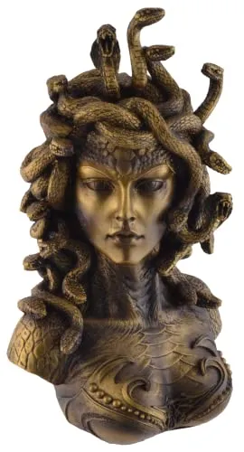 VOGLER Medusabüste Figur 28 cm von Joh. Vogler