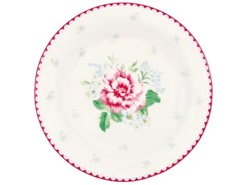 GreenGate Alivia Brotteller White 15cm in weiß von GreenGate