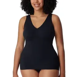Schiesser Damen Trägertop mit herausnehmbaren Pads - Unterhemden & BH-Hemden für Damen; aus der Serie 'Invisible Soft' für perfekten Halt, unsichtbar unter Kleidung, mit Lasercut-Abschlüssen für besten Tragekomfort.