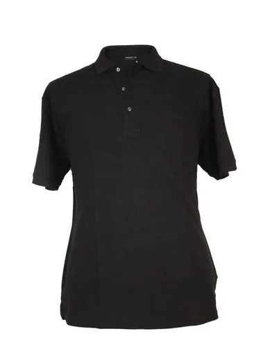 Redfield Poloshirt Basic Kurzarmpolo 10XL, schwarz - Herren-Shirt aus 100% Baumwolle, ideal für XXL-Größen und bietet hohen Tragekomfort.