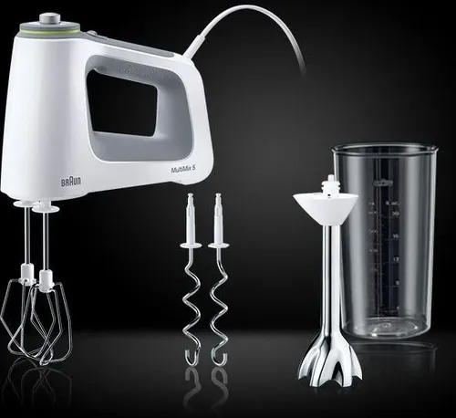 Braun MultiMix 5 HM 5107 Handmixer – Vielseitiger Küchenhelfer mit 750 Watt