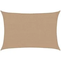 furnicato Sonnensegel 160 g/m² Taupe 2,5x3,5 m
