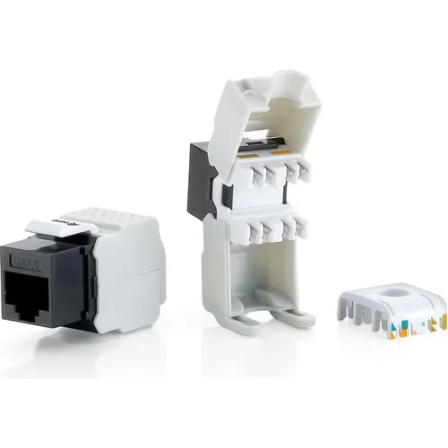 Equip Keystone Jack ungeschirmt Cat.6 8er Set – Hochwertige Netzwerkanschlüsse - Sonstige, ungeschirmte Cat.6 Keystone Jacks für eine zuverlässige Netzwerkverbindung, ideal für professionelle Installationen und Heimnetzwerke.