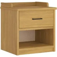 vidaXL Flurbank SANDNES 45x40x50 cm aus massivem Kiefernholz - Drohnen-Zubehör: Diese robuste Flurbank aus Kiefernholz bietet nicht nur Stauraum für deine Ausrüstung, sondern auch eine stilvolle Sitzgelegenheit im Flur.