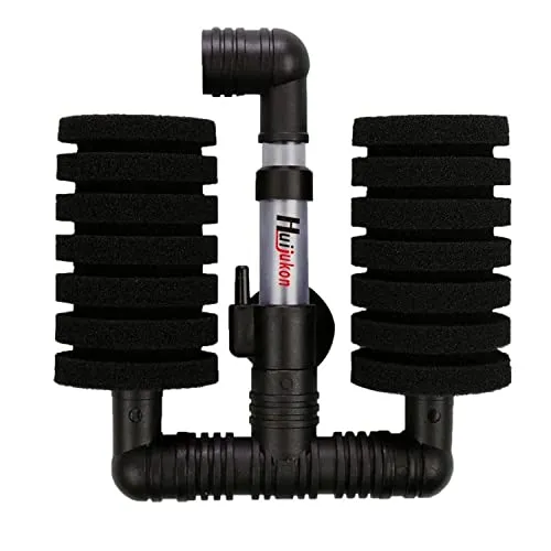 Huijukon Schwammfilter Luftheber Filter Aquarium Innenfilter Garnelen Aquarium Filter für Aquarien von 10 bis 75 Liter