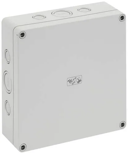 Spelsberg TK PC 1818-6f-m Leergehäuse, IP66, 182x180x63 mm - Abzweigkästen & Verbindungsdosen – Hochwertiges Leergehäuse aus glasfaserverstärktem Polycarbonat, ideal für den Einsatz im Außenbereich dank IP66 Schutz.