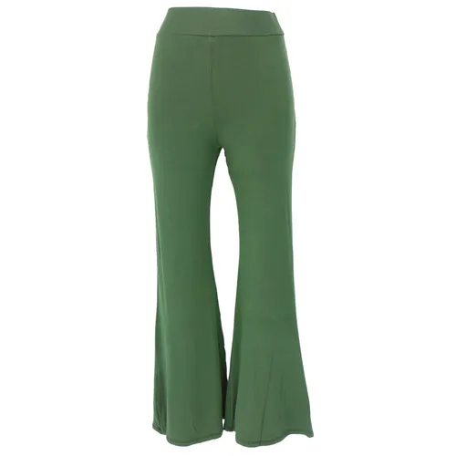 GURU SHOP Leggings mit Schlag - Boho Chic für Damen - Leggings für Damen im Boho-Stil mit ausgestelltem Bein, hoher Taille und elastischem Bund. Ideal für Yoga, Alltag und Festivals – für maximalen Komfort und Bewegungsfreiheit.