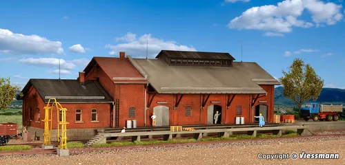 Kibri 39462 ( 9462 ) Spur H0 - Güterhalle mit Lademaß und Freiladerampe NEU OVP