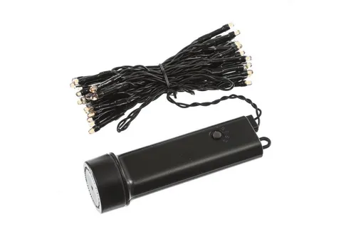 MARELIDA LED-Lichterkette Batterie bis 60 Tage Timer 48LED 8 Funktionen 3,5m für Innen/Außen, 48-flammig