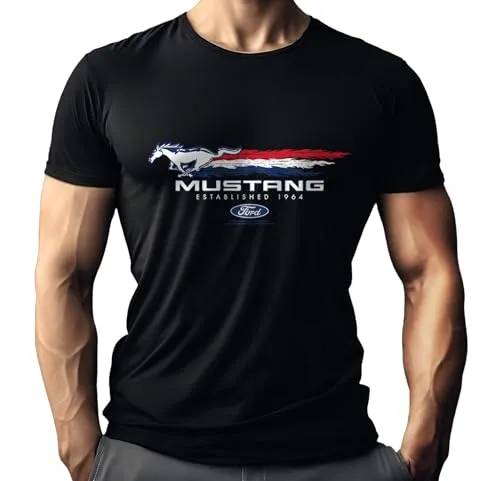 Herren T-Shirt für US-Car Ford Mustang Fahrer und Fans - Original Ford Lizenz