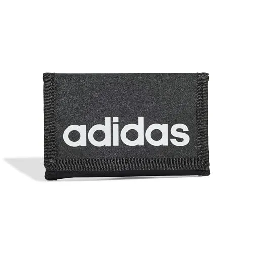Adidas Linear Wallet Navy - Praktische Adidas Linear Geldbörse in Navy, faltbar mit mehreren Fächern für Geldscheine und Karten. Robustes Polyester sorgt für Langlebigkeit und Stil. Ideal für den Alltag!