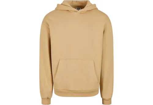 Urban Classics Fluffy Hoody Sweatshirt für Herren, unionbeige, XXXL - Kapuzenpullover für Herren mit lässigem Oversize-Schnitt, aus hochwertiger Baumwoll-Polyester-Mischung für besonderen Tragekomfort und urbanen Stil.