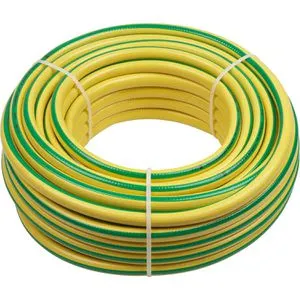 Meister Gartenschlauch WU9930150, 1/2 Zoll (13mm), 40m - Gartenentwässerung mit robustem PVC-Spiralgewebe, hält Berstdruck bis 24 bar stand, ideal für dauerhaften Einsatz bei hoher Beanspruchung.