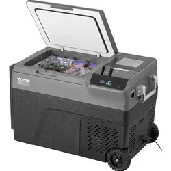 VEVOR Tragbarer Autokühlschrank 35L mit Gefrierfach