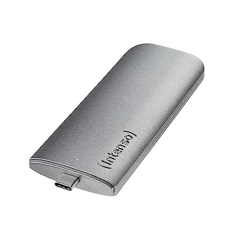 Intenso Externe SSD Business, 250GB, Portable Solid State Drive, USB 3.1 Gen.1 Super Speed 5 Gbps (Type C), Anthracite, 250 GB