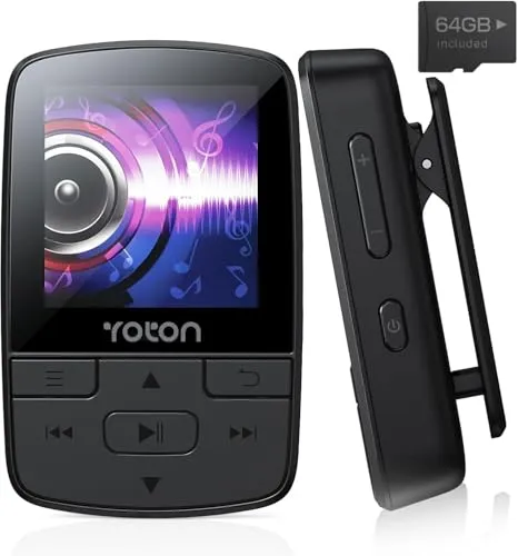 YOTON MP3-Player mit Bluetooth 5.2 und 64 GB Speicher