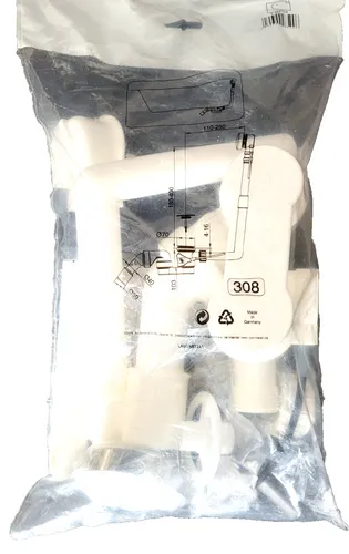 Cornat T322104 Wannen-Excenter-Garnitur chrom - Praktische Ab- und Überlaufgarnitur für Wannen, aus robustem Kunststoff, sorgt für eine einfache Handhabung und zuverlässige Funktionalität im Badezimmer.