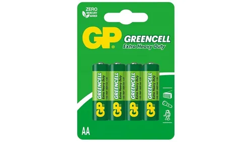Bateria cynkowo-węglowa R6 / AA GreenCell /4szt./ GP Battery 4891199000133