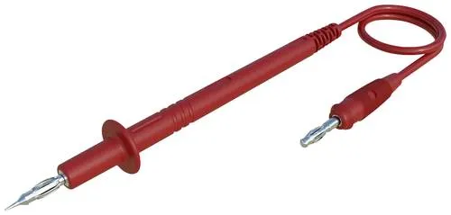Produktbild Hirschmann Test & Measurement PL 3 rot / red Messleitung 4 mm-Stecker Lamellenstecker 4mm 1.00m Rot 1St.