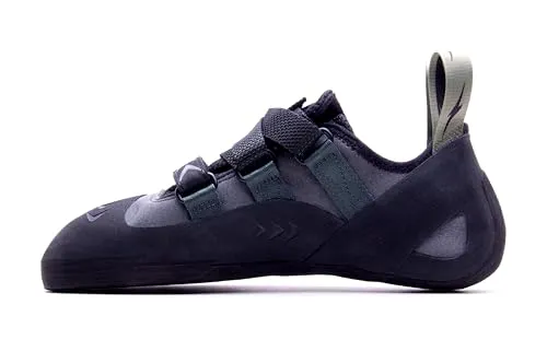 Evolv Kronos Kletterschuh 41,5 cm - schwarz - Sonstige Sportschuhe, ideal für Anfänger und Fortgeschrittene mit TRAX Grip-Sohle für hervorragende Reibung und Komfort bei langen Kletterrouten.